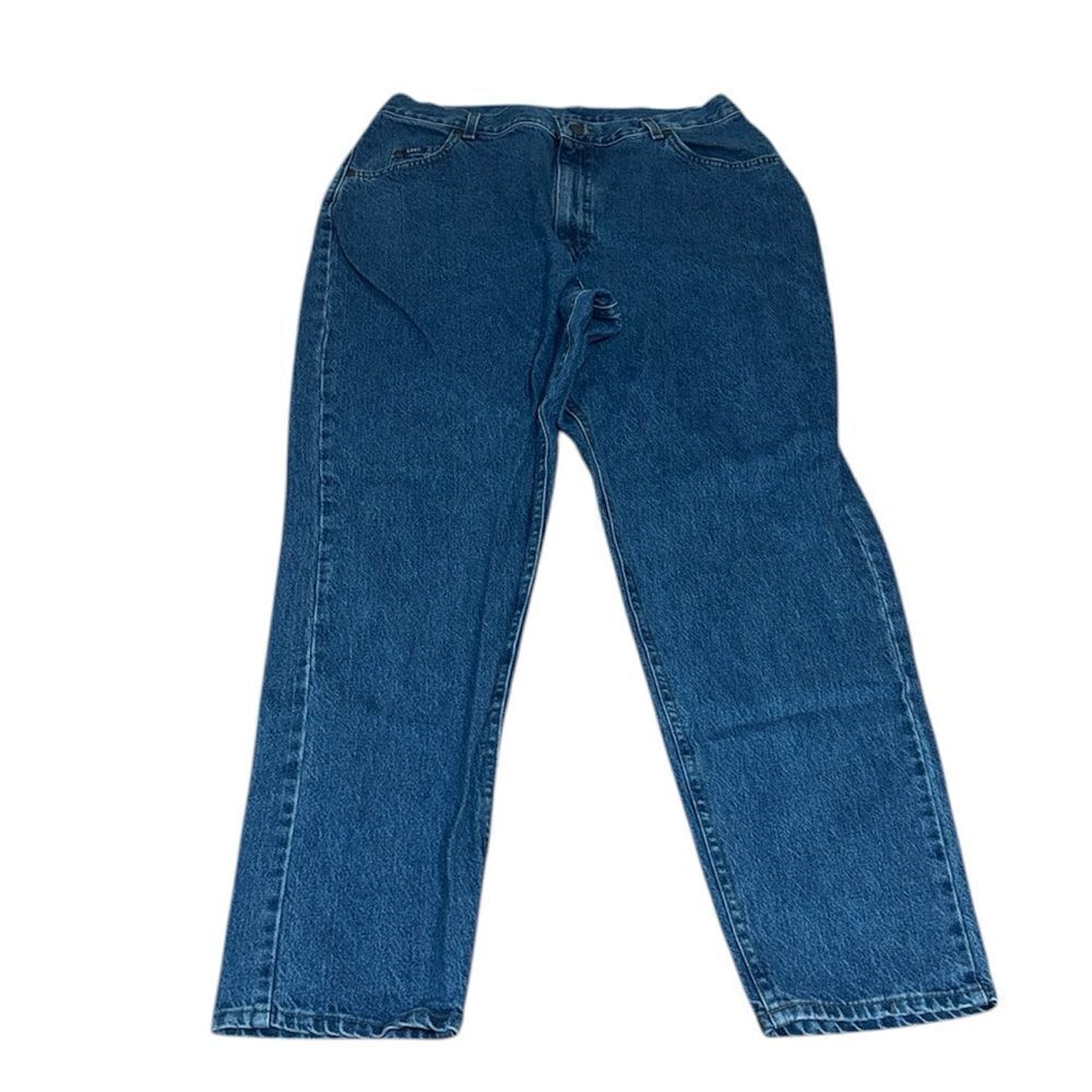 Lee Women’s Vintage High Rise Taper Blue Jeans, 18